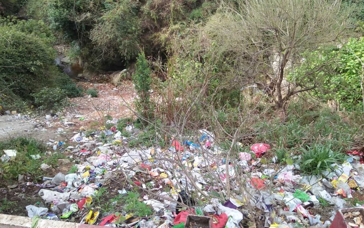 sewage and Drainage Inro The River in Bageshwar