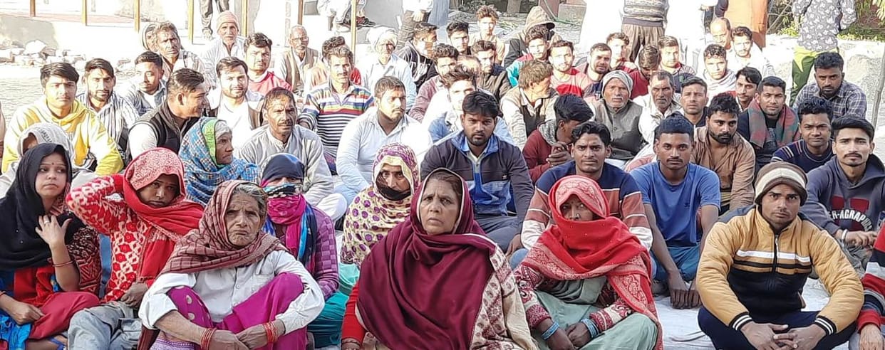 Demonstration of Kashyap Samaj at Kotwali Gate