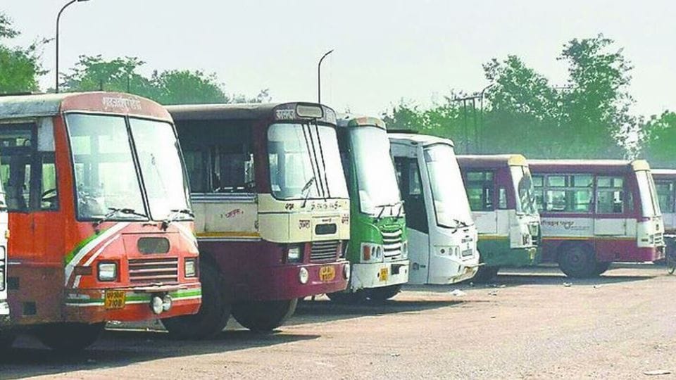 Roadways bus ran 265 km in 218 liters of diesel in election duty in etah