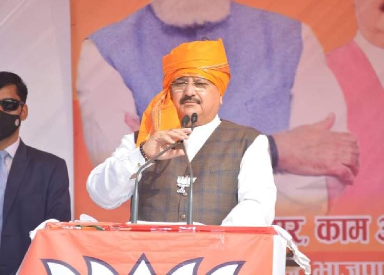 Ballia:  corruption, commission and crime is Another name of SP, the spies have not been bullied yet - said JP Nadda