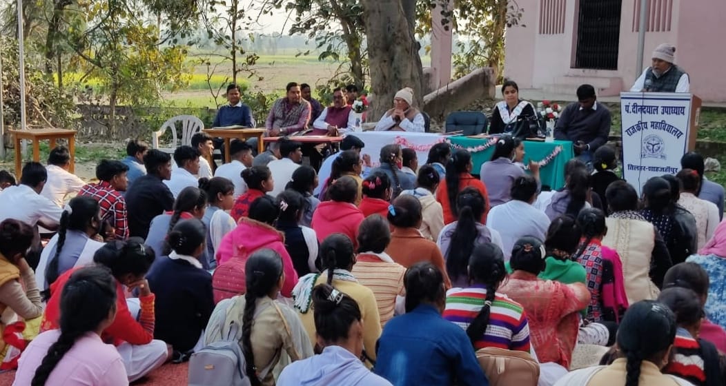 Girl students made villagers aware of education