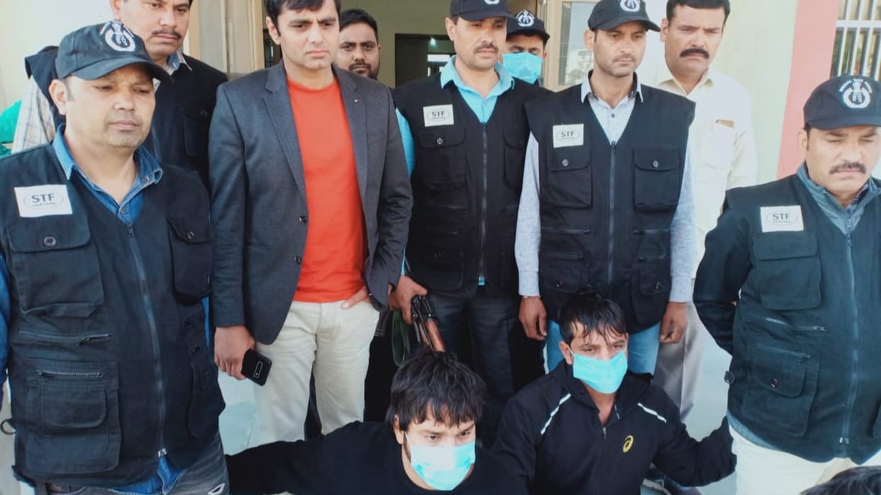 Sonipat STF team arrested two accused of loot on National Highway 44