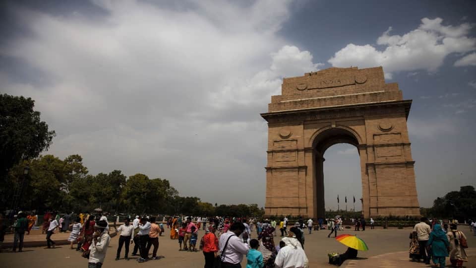 delhi weather forecast in next 24 hours partly cloudy sky with light rain may be recorded at some places