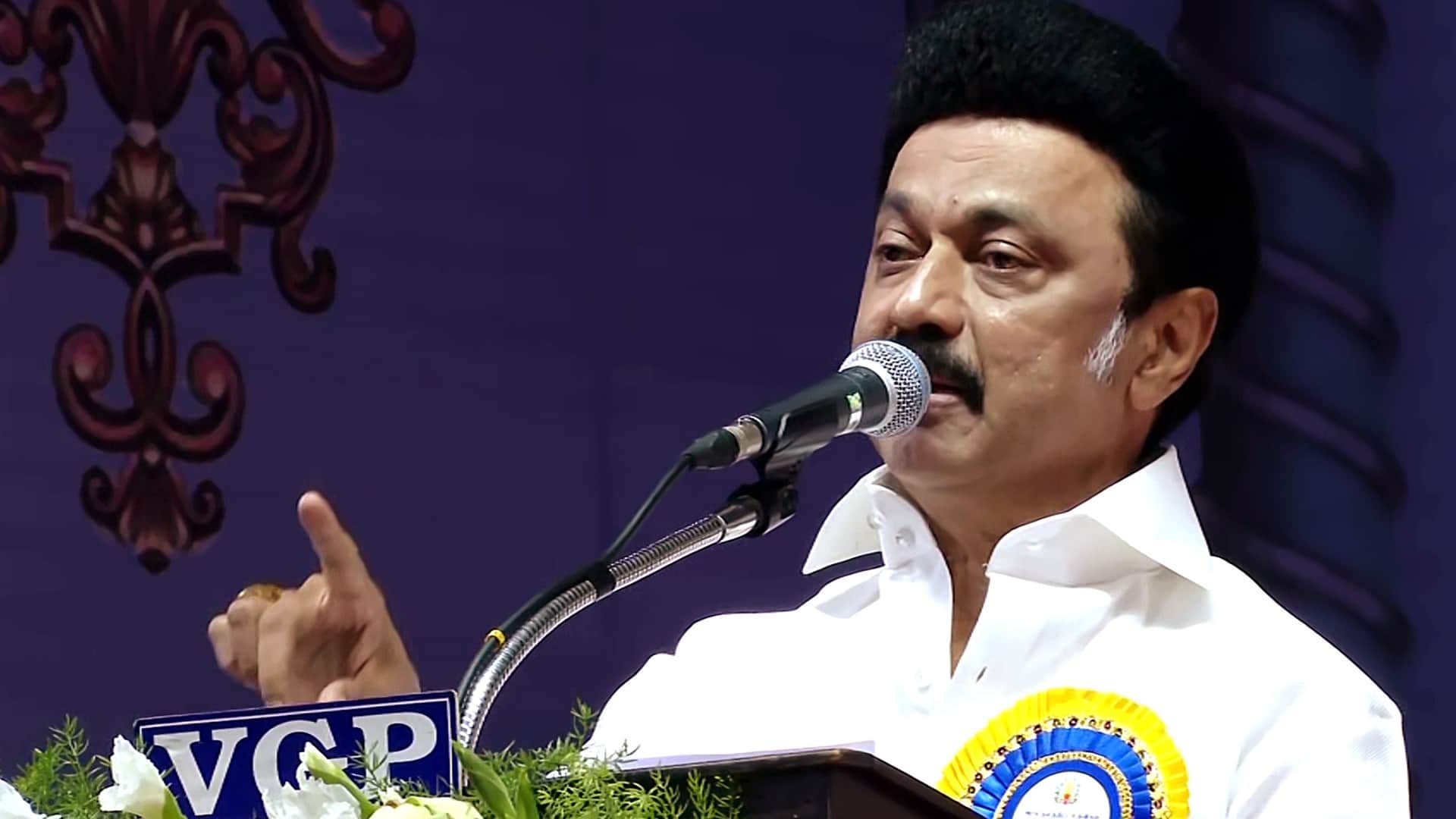 डीएमके प्रमुख और तमिलनाडु के मुख्यमंत्री एमके स्टालिन।