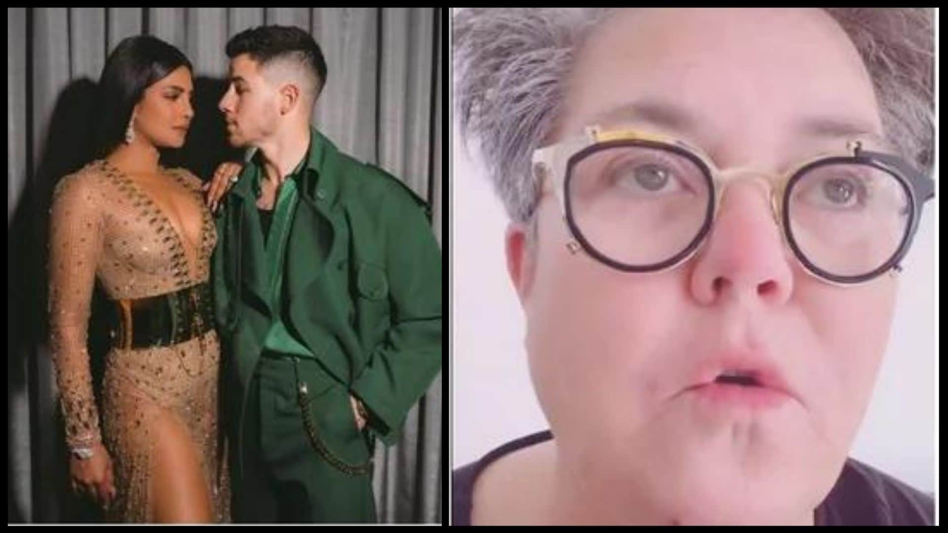 Priyanka Chopra and her singer husband Nick Jonas were in Malibu when they met comedian Rosie O'Donnell