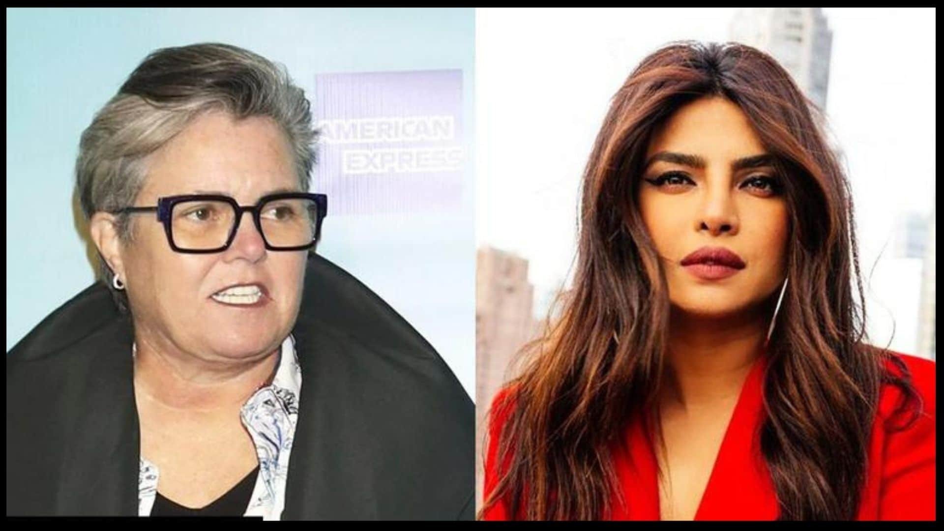 Priyanka Chopra and her singer husband Nick Jonas were in Malibu when they met comedian Rosie O'Donnell
