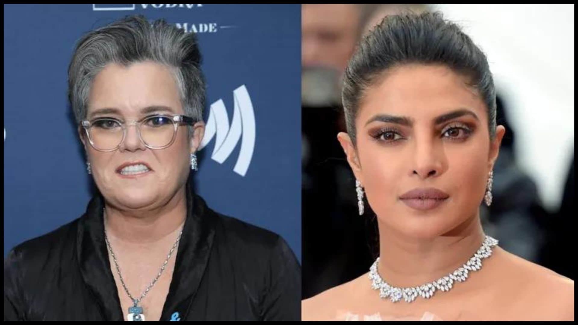 Priyanka Chopra and her singer husband Nick Jonas were in Malibu when they met comedian Rosie O'Donnell