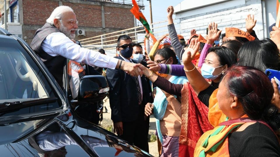 PM Narendra Modi Imphal Speech Today, Congress, BJP, Manipur Assembly Election 2022