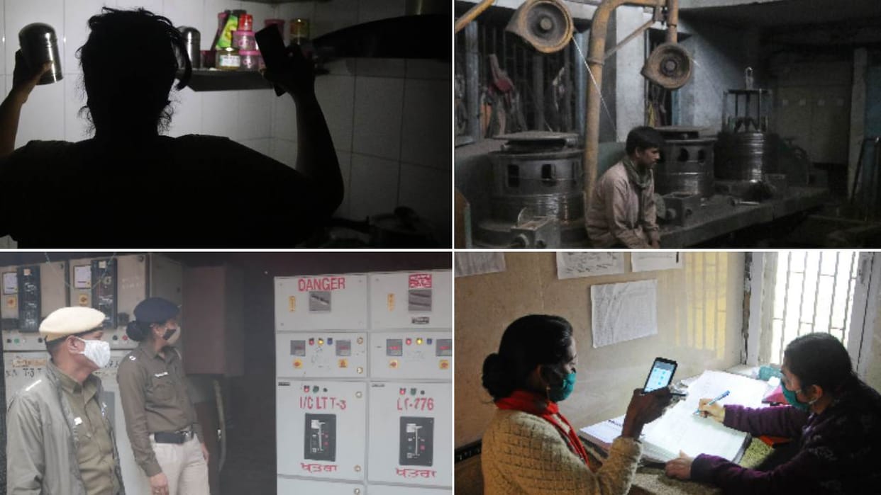 Power crisis in Chandigarh due to strike of Power department employees
