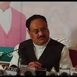 गोरखपुर में भाजपा के राष्ट्रीय अध्यक्ष जेपी नड्डा।