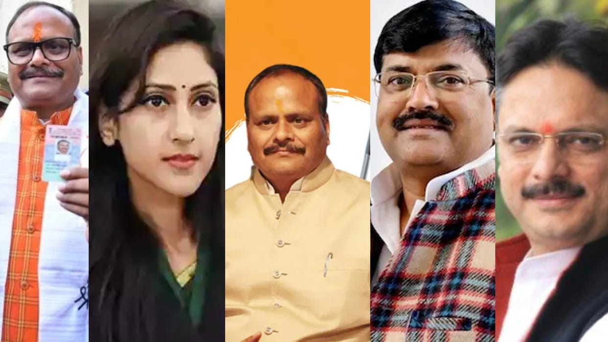 UP Election 2022 Phase 4 Voting Percentage Well Known Faces of Bjp and Akhilesh Candidates Contesting