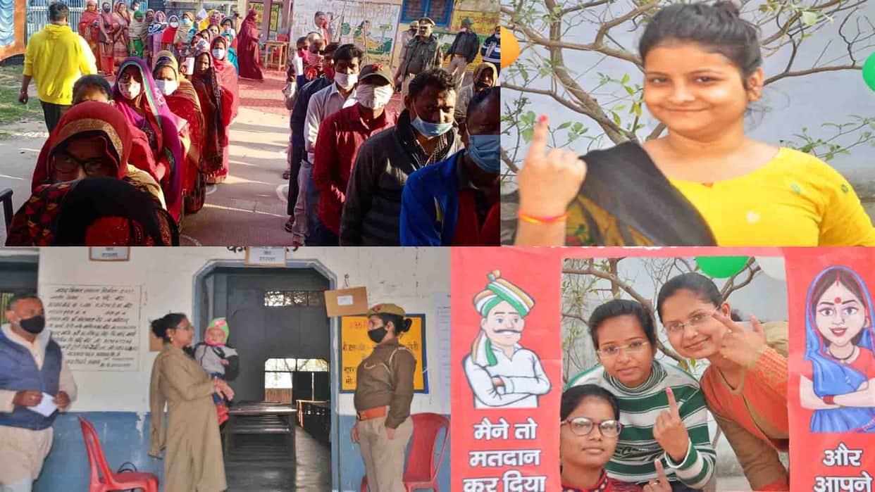 UP Election 2022 4th Charan Voting: Hardoi, Banda, Unnao, Fatehpur Voting News