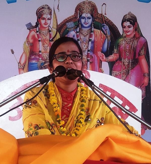 Hearing the story of Shabari, the audience became emotional
