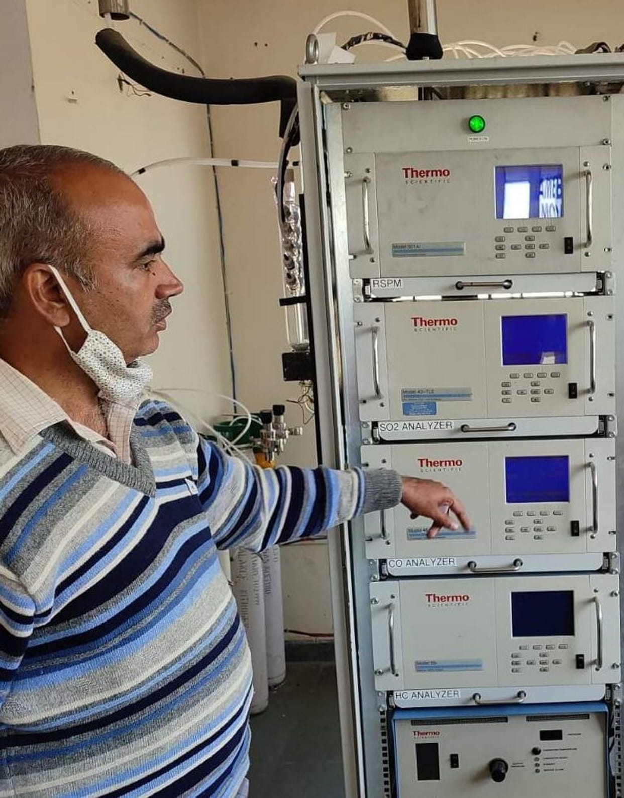 Pollution: Air quality monitoring system equipment installed in Doon University, people will know every day how clean is Dehradun city air 