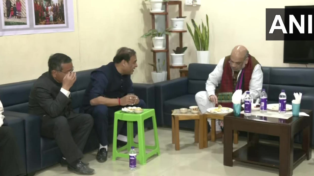 Manipur Election 2022 Amit Shah Himanta Biswa Sarma N Biren Singh BJP Congress Latest News Update