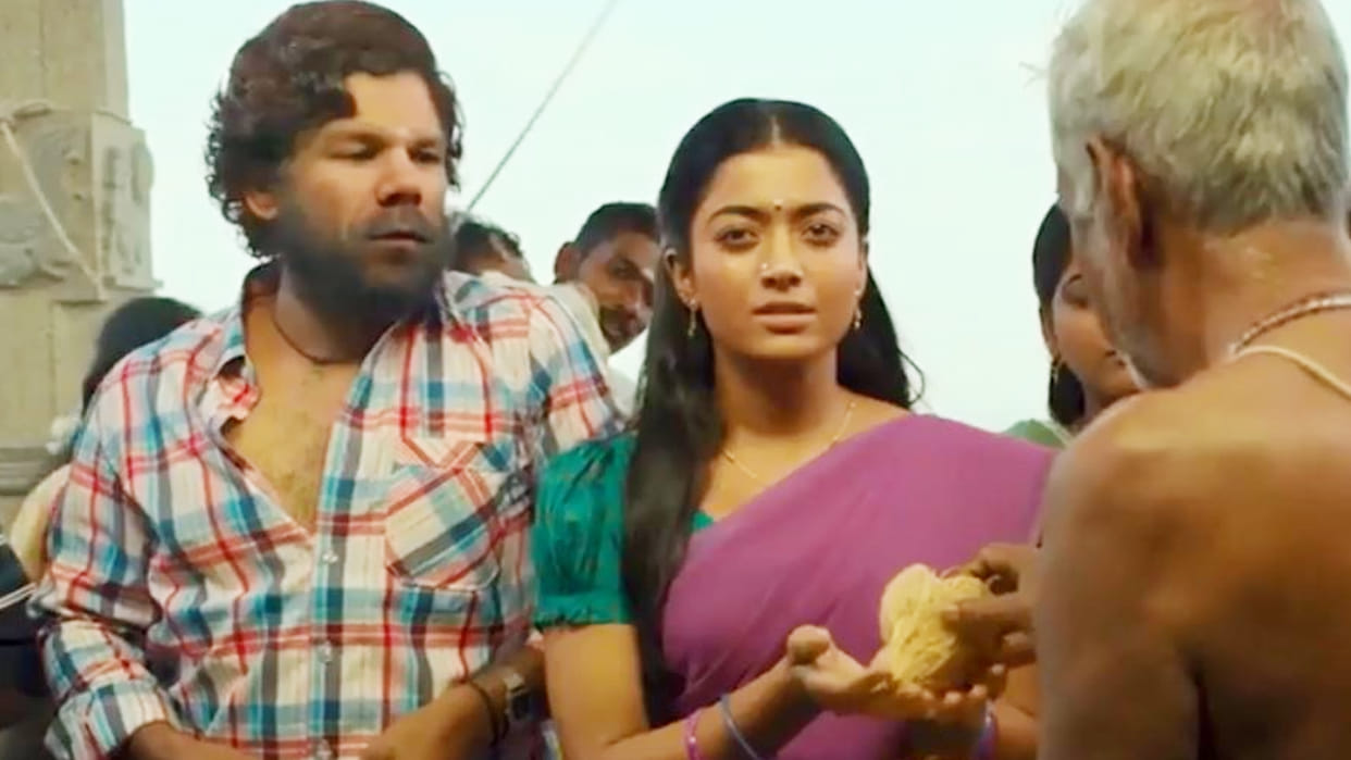 David Warner Pushpa Reels: David Warner seen doing 'romance' with actress Rashmika Mandanna, watch VIDEO