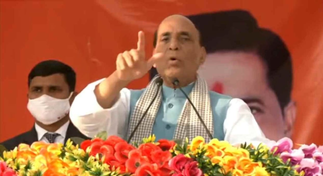 Mafia used to transfer officers under SP rule: Rajnath