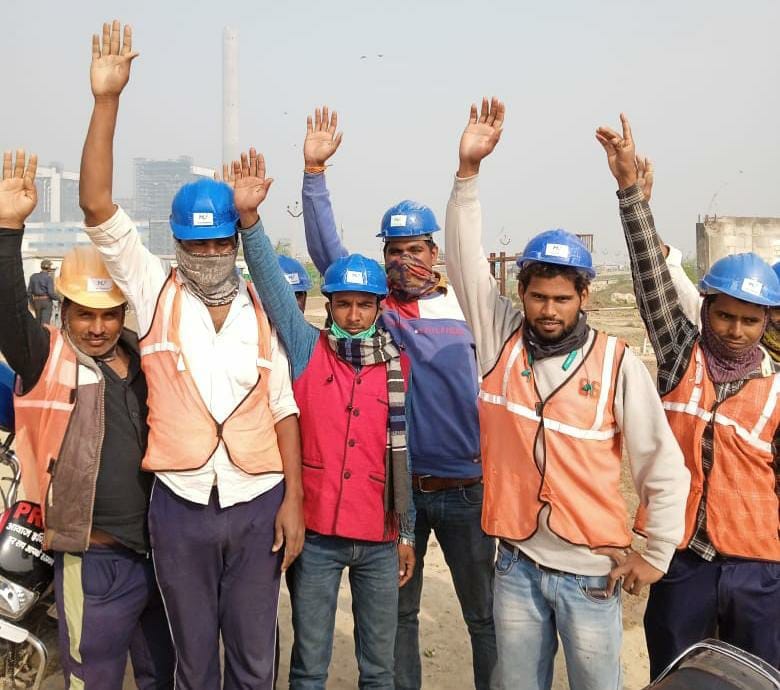 workers strike for salary payment