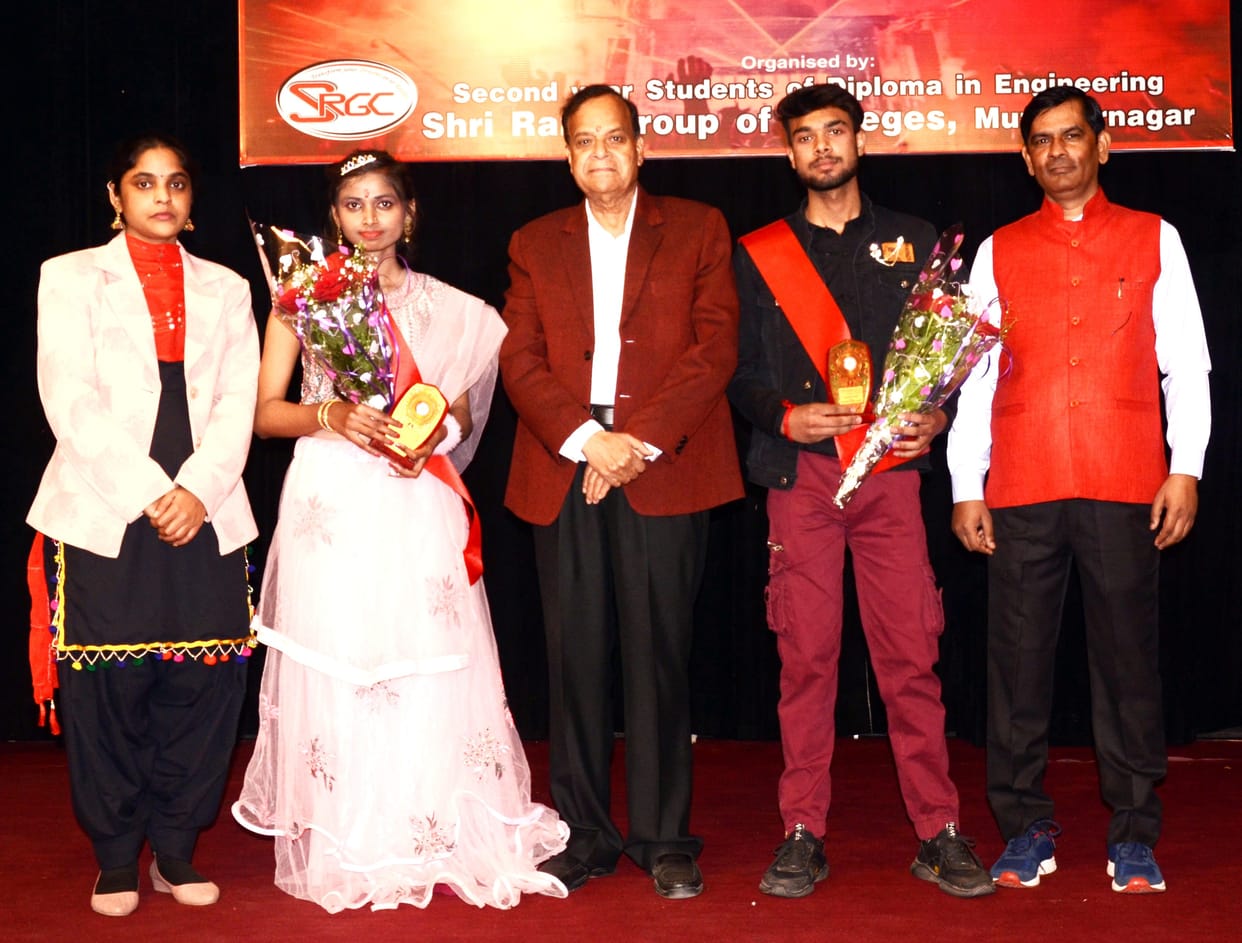 Student Anupam Mr and student Akanksha was elected Miss Fresher