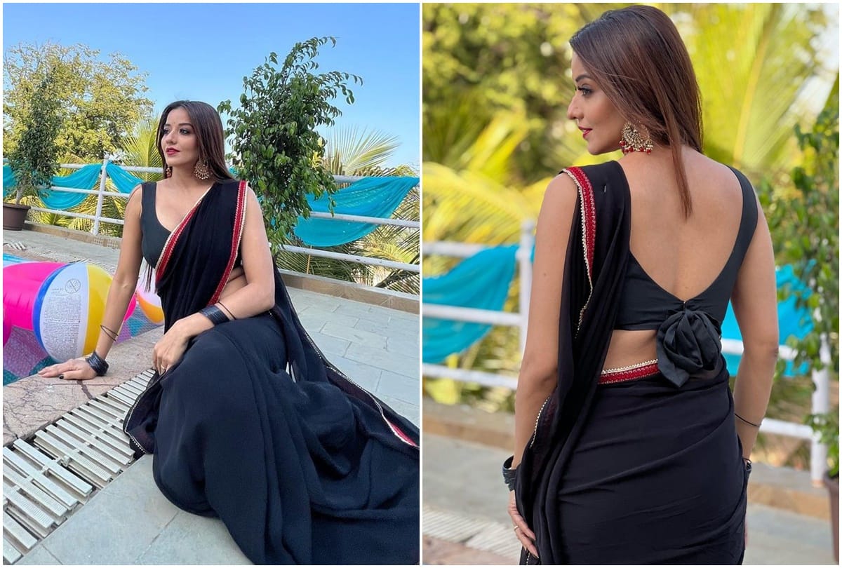 monalisa : Bhojpuri actress monalisa blue bikini photos getting viral