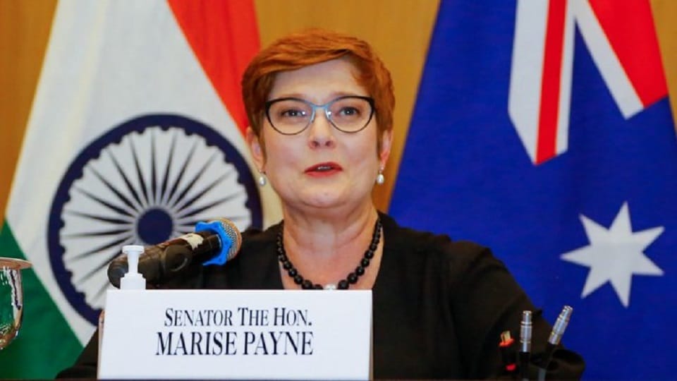 Ukraine Crisis, Australia Minister for Foreign Affairs Marise Payne announced restrictions on russia