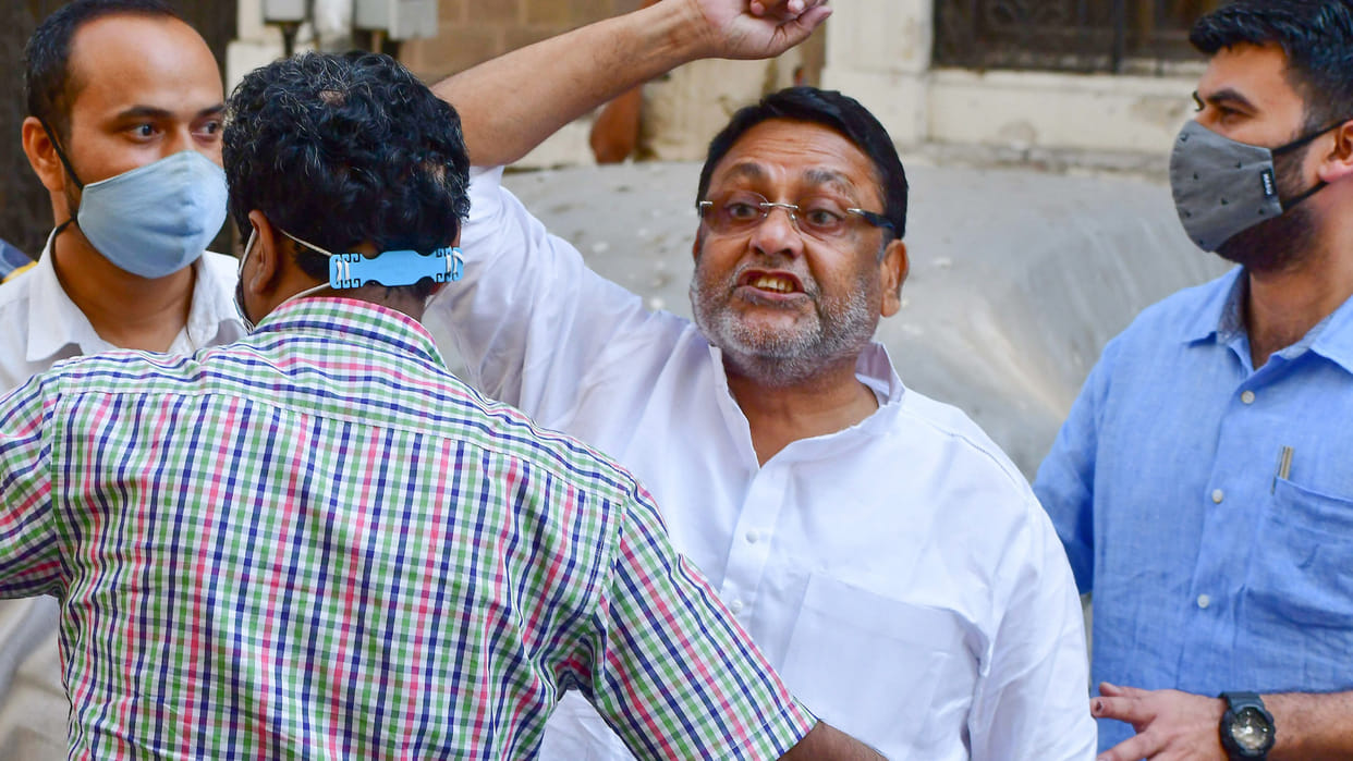Dawood ibrahim money laundering case maharashtra government minister nawab malik arrested by ed news and updates