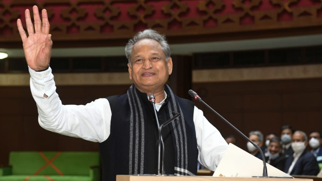 Rajasthan Budget 2022 cm ashok gehlot promised 1 lakh jobs new schools and colleges to be opened