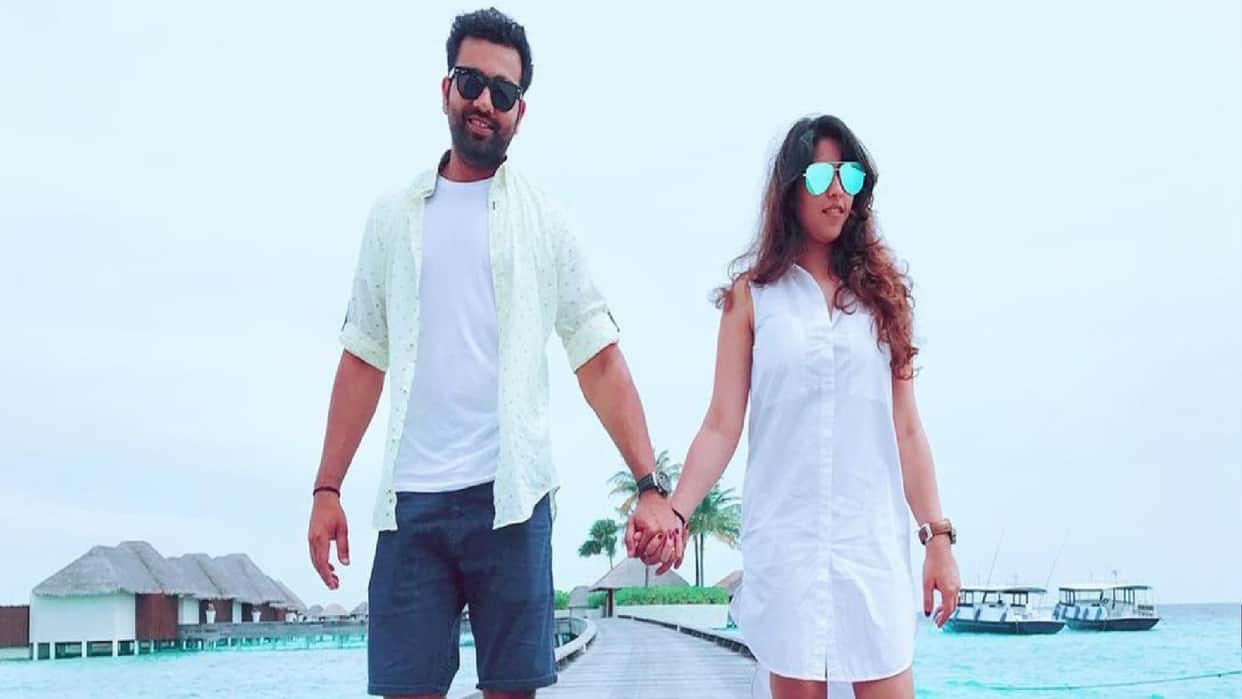 IND vs SL Wife Ritika commented on Rohit Sharma post wrote Can you call me back know rohit sharma and ritika sajdeh love story
