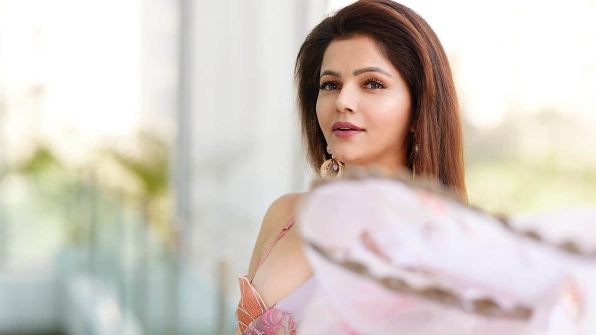 rubina dilaik floral dress in latest photoshoot perfect for spring summer