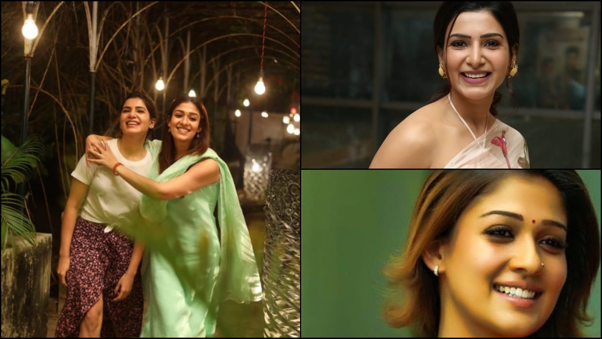 Samantha Ruth Prabhu shares a picture of herself and Nayantara from the sets of Kaathavaakula Rendu Kaadhal