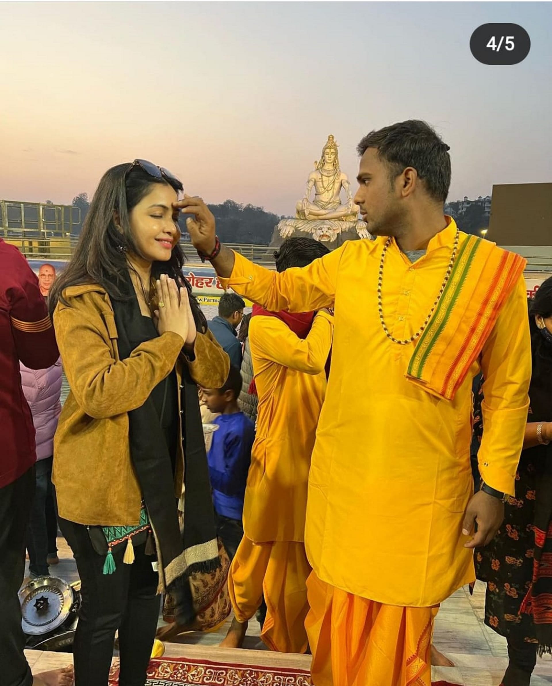 Rishikesh: Angoori Bhabhi reached Yog Nagri, took the blessings of Mother Ganga, had fun on the beach, see Photos