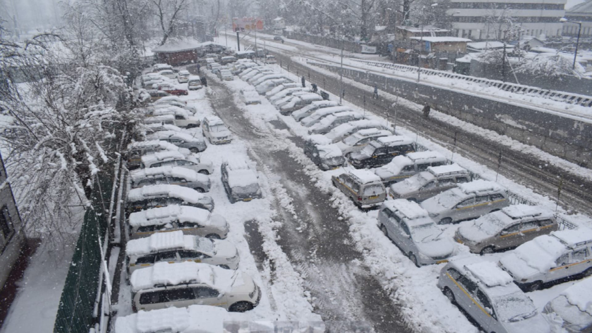 Snowfall in Kashmir, rain in Jammu division