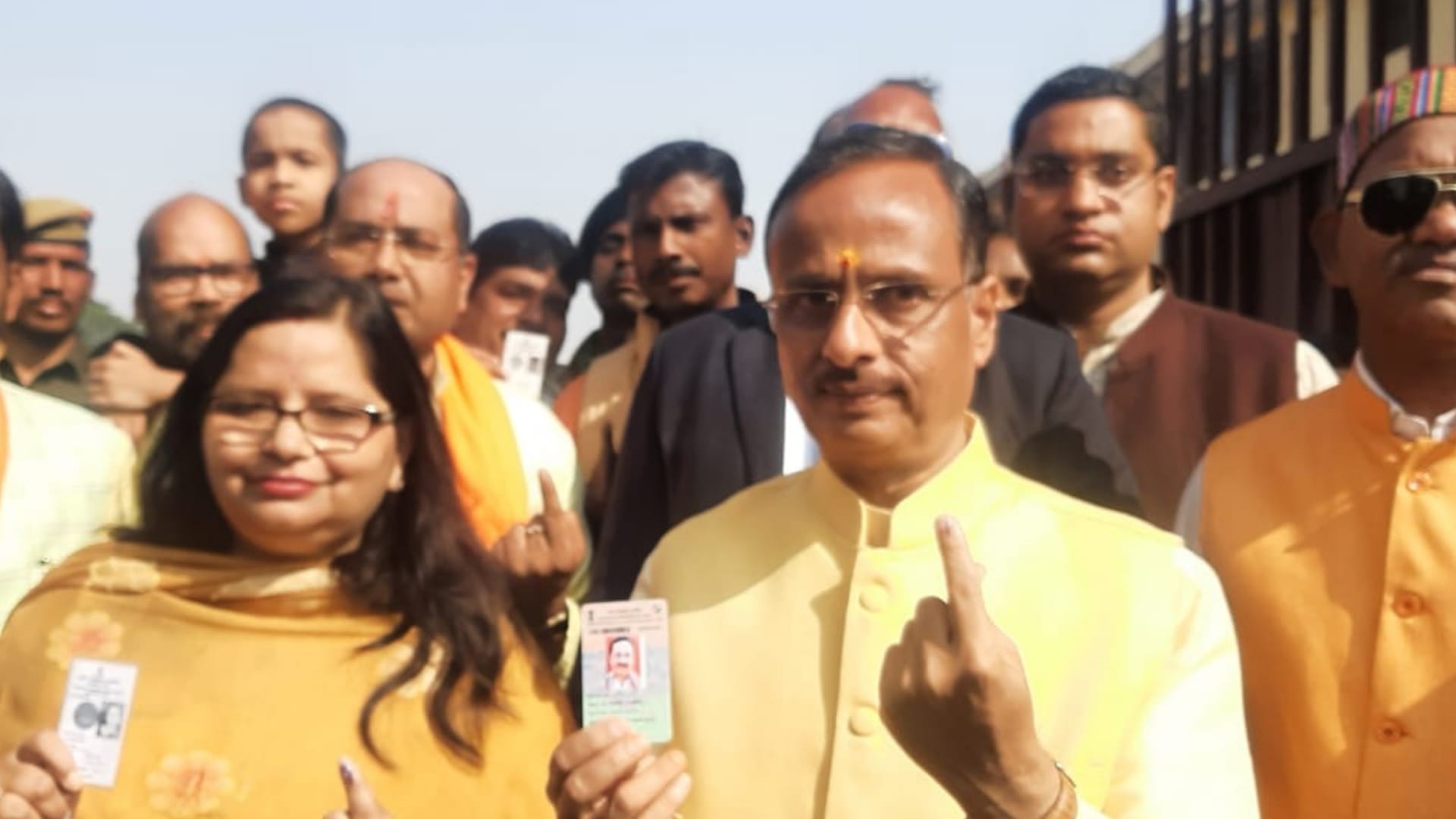 People vote for fourth phase in UP Election 2022.