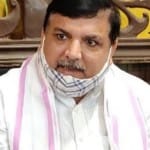 आम आदमी पार्टी (आप) के सांसद संजय सिंह।