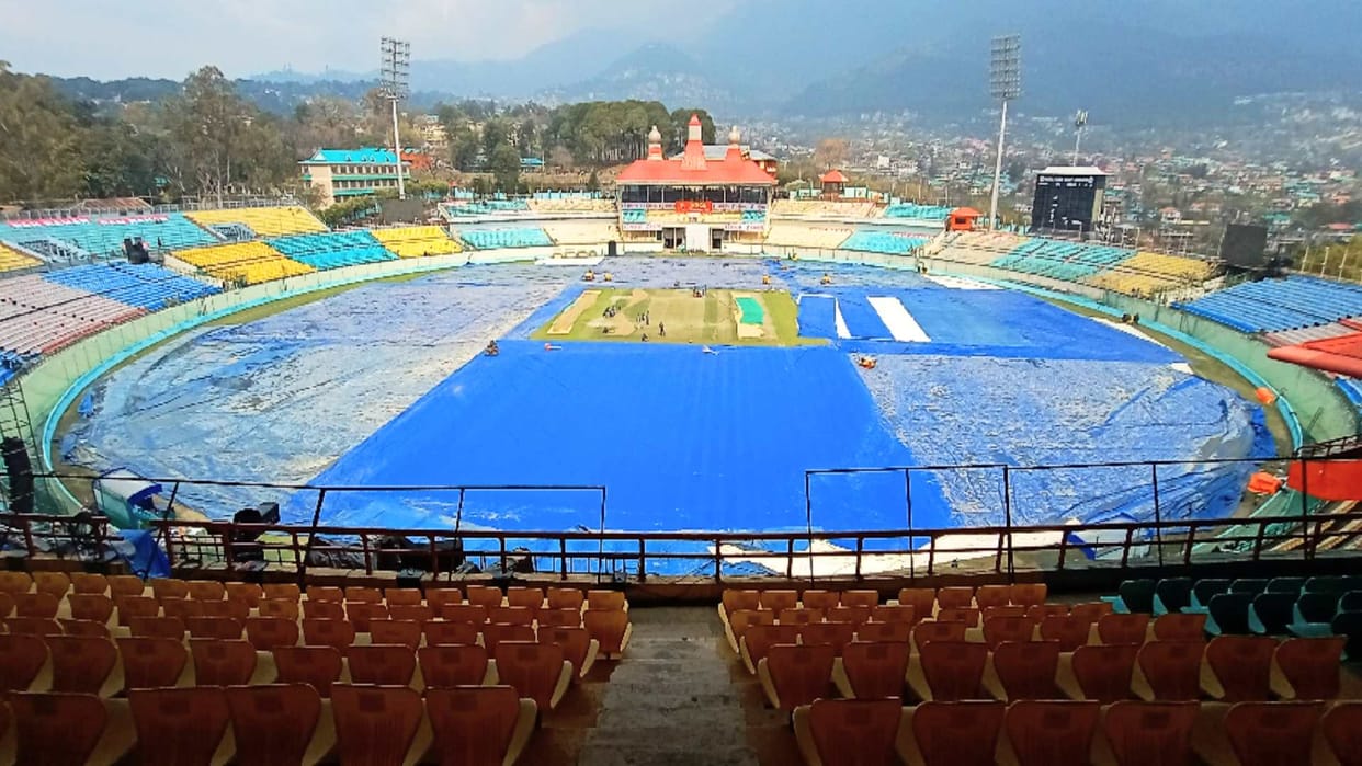T20 Dharamsala: If it rains, the cricket ground will dry up in 30 minutes
