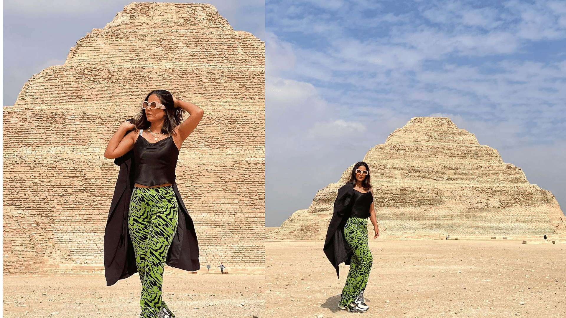 Social media: TV actress Heena Khan danced fiercely on social media trend kaccha badam fans said her Insta queen