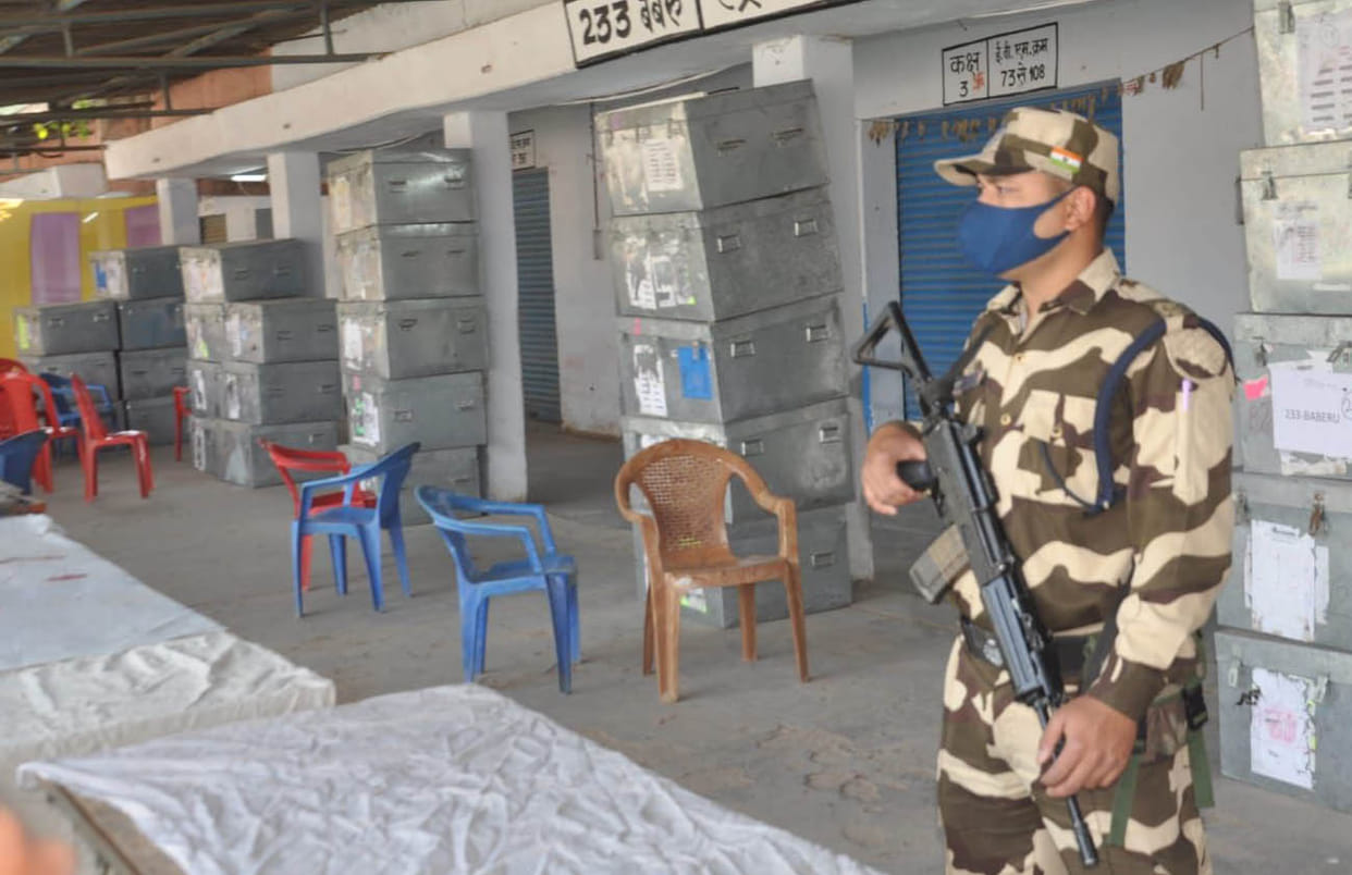 Strong room of EVM handed over to Central Security Force