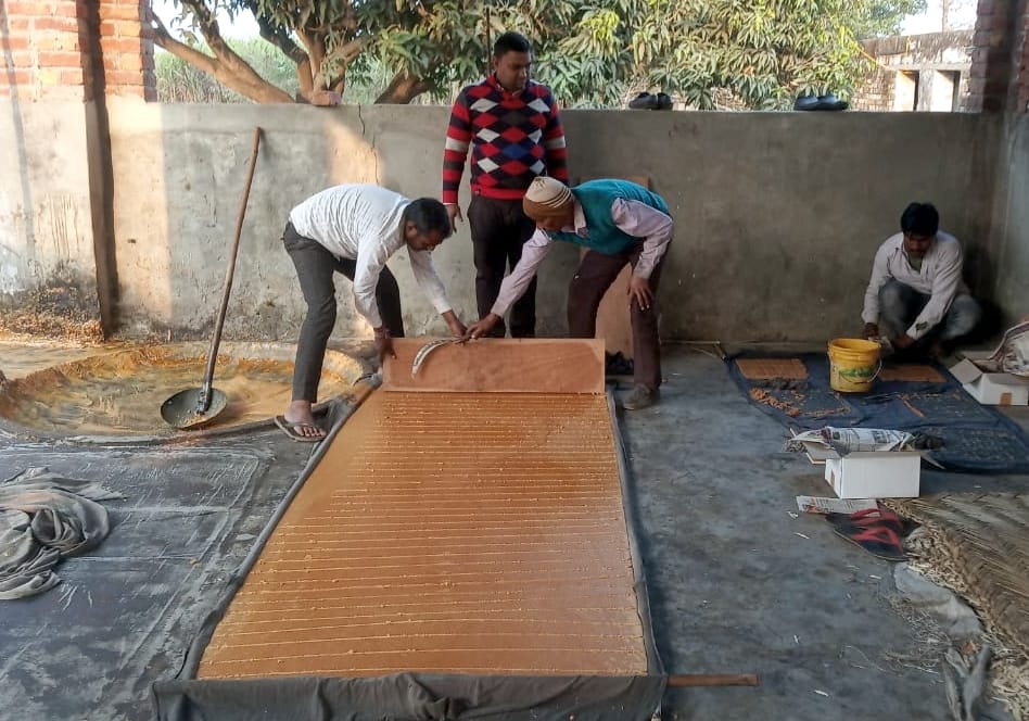 Preparation for large scale organic jaggery production