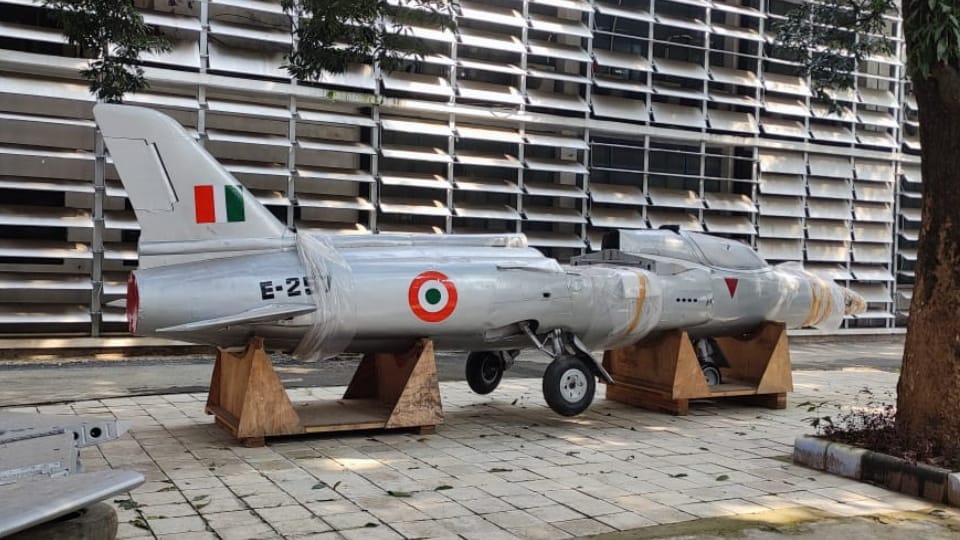 GNAT vintage aircraft used during Indo-Pak war in 1971 will diplayed in Chandigarh.