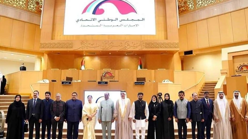 Indore: MP Lalwani meeting prominent people in Dubai regarding investment in Indore from startups and other sectors, taking information about the ecosystem