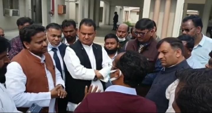 BSP district president arrived to give memorandum