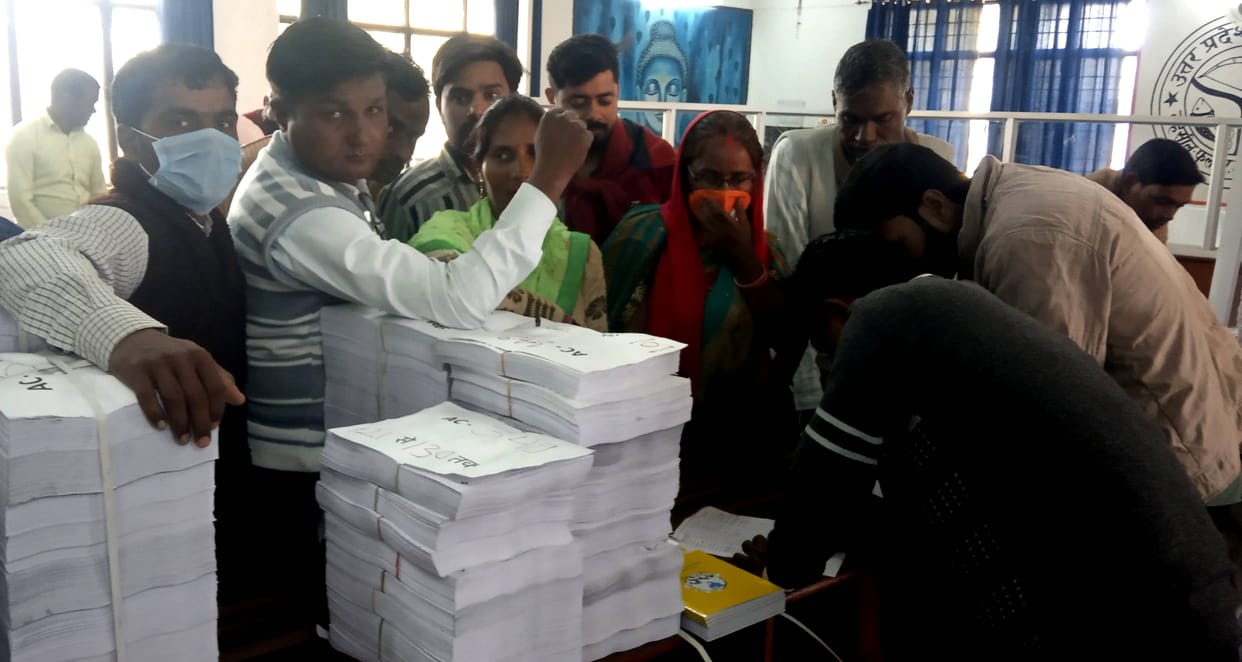 Provide slip to voters before March 2