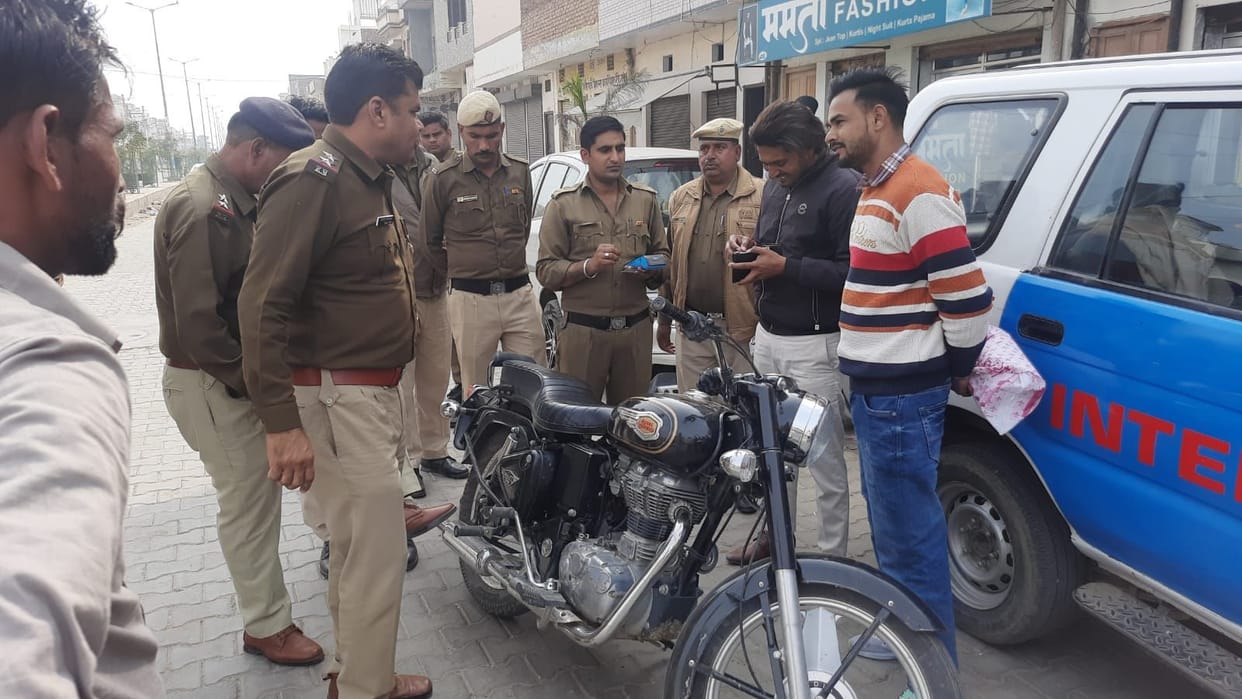 20 bullet bikes fined, fined two and a half lakhs