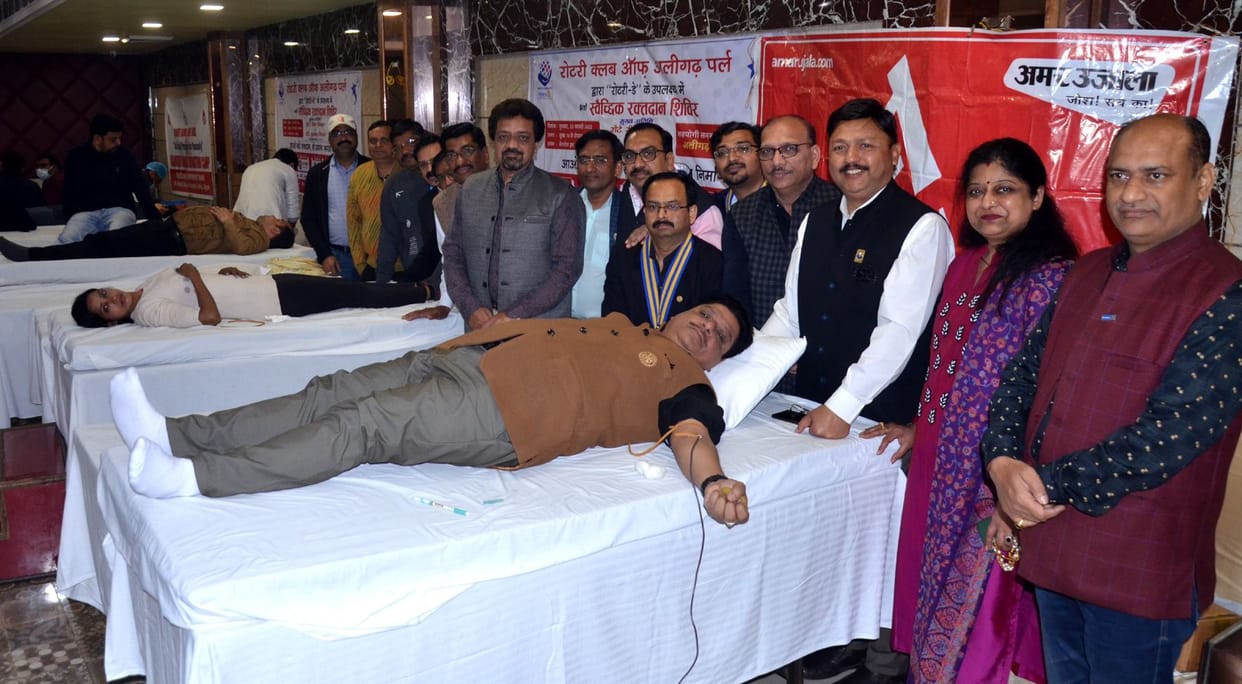 85 people became great donors by donating blood