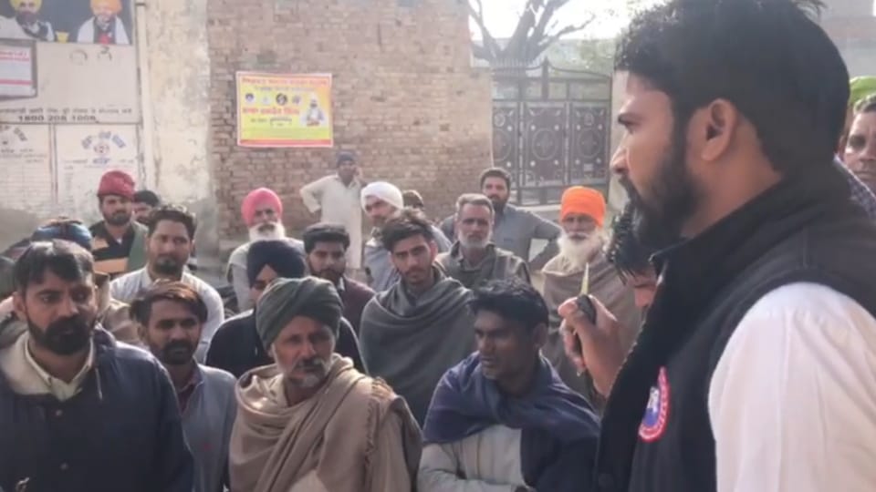Panchayat of village Kaljharani of Bhatinda said that if anyone comes to sell drugs, then they will take action against him