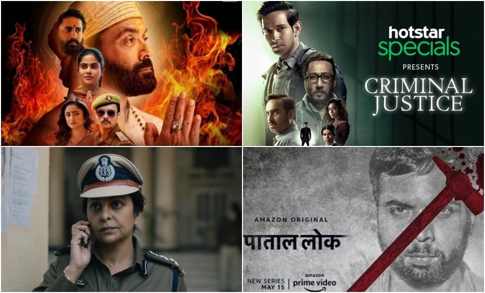 Top 5 Crime Based Web Series on OTT Sacred Games Paatal Lok Delhi Crime Aashram Criminal Justice