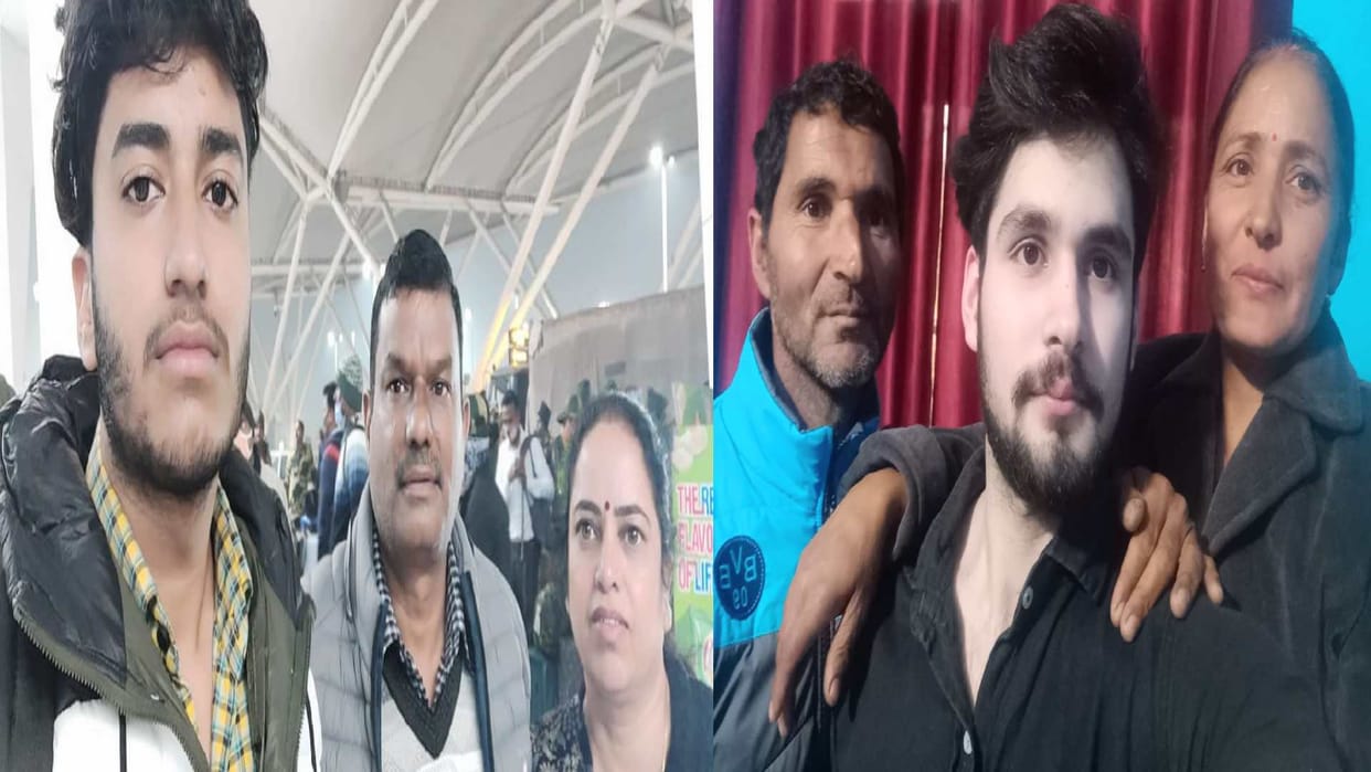 Mandi students who returned safely from Ukraine thank God