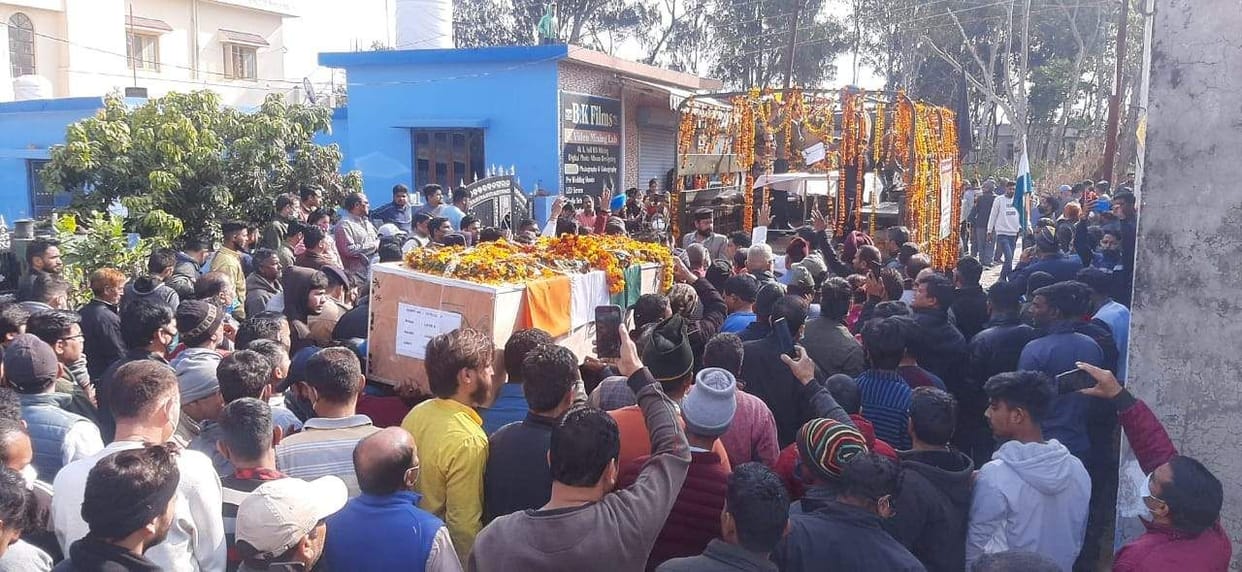 Havildar Jagendra Singh Chauhan merged in Panchtatva