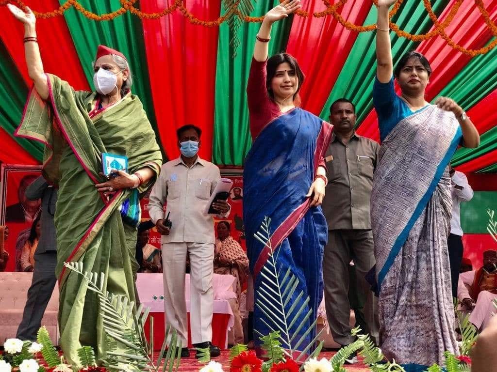 Double engine government has made farmers the watchmen of the fields: Dimple Yadav