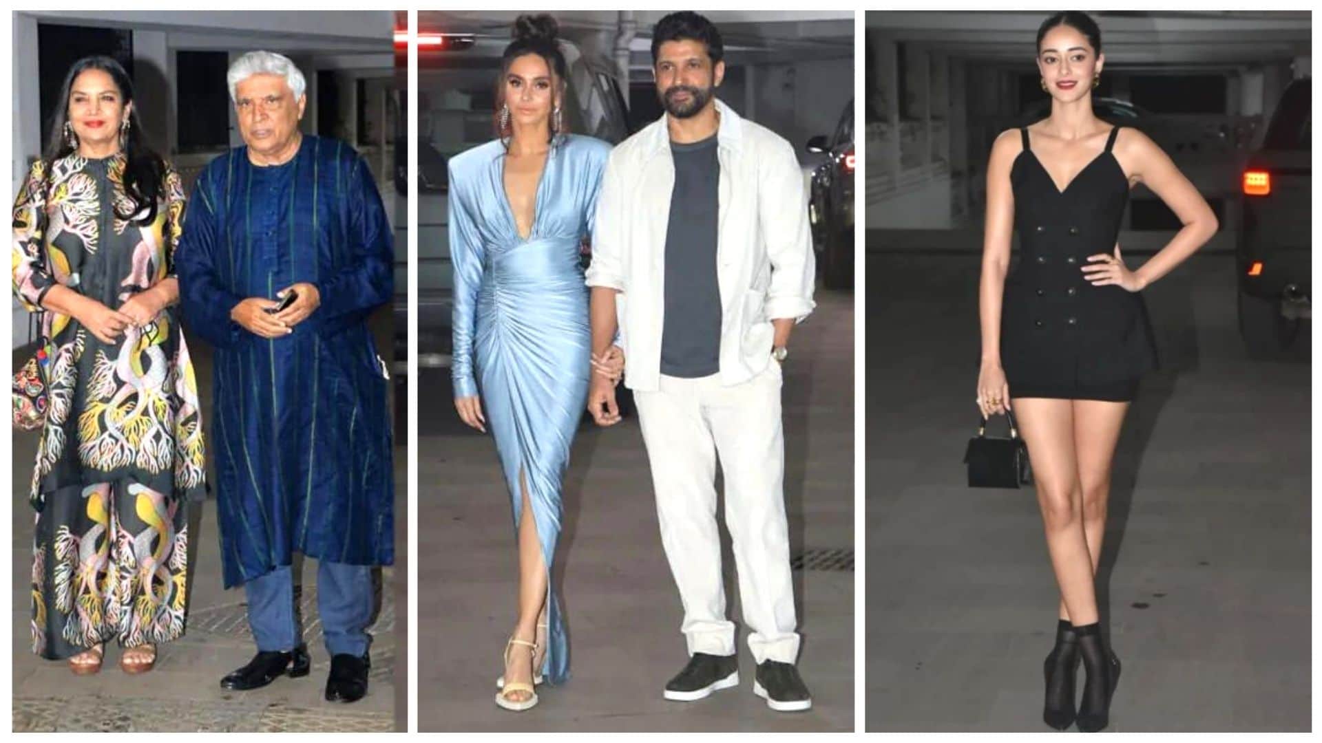 Farhan Akhtar-Shibani Dandekar post wedding bash: Kareena Kapoor, Malaika Arora, Arjun, Suhana Khan, Aryan attended party
